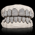Iced VVS Moissanite Grillz (Straight Setting)