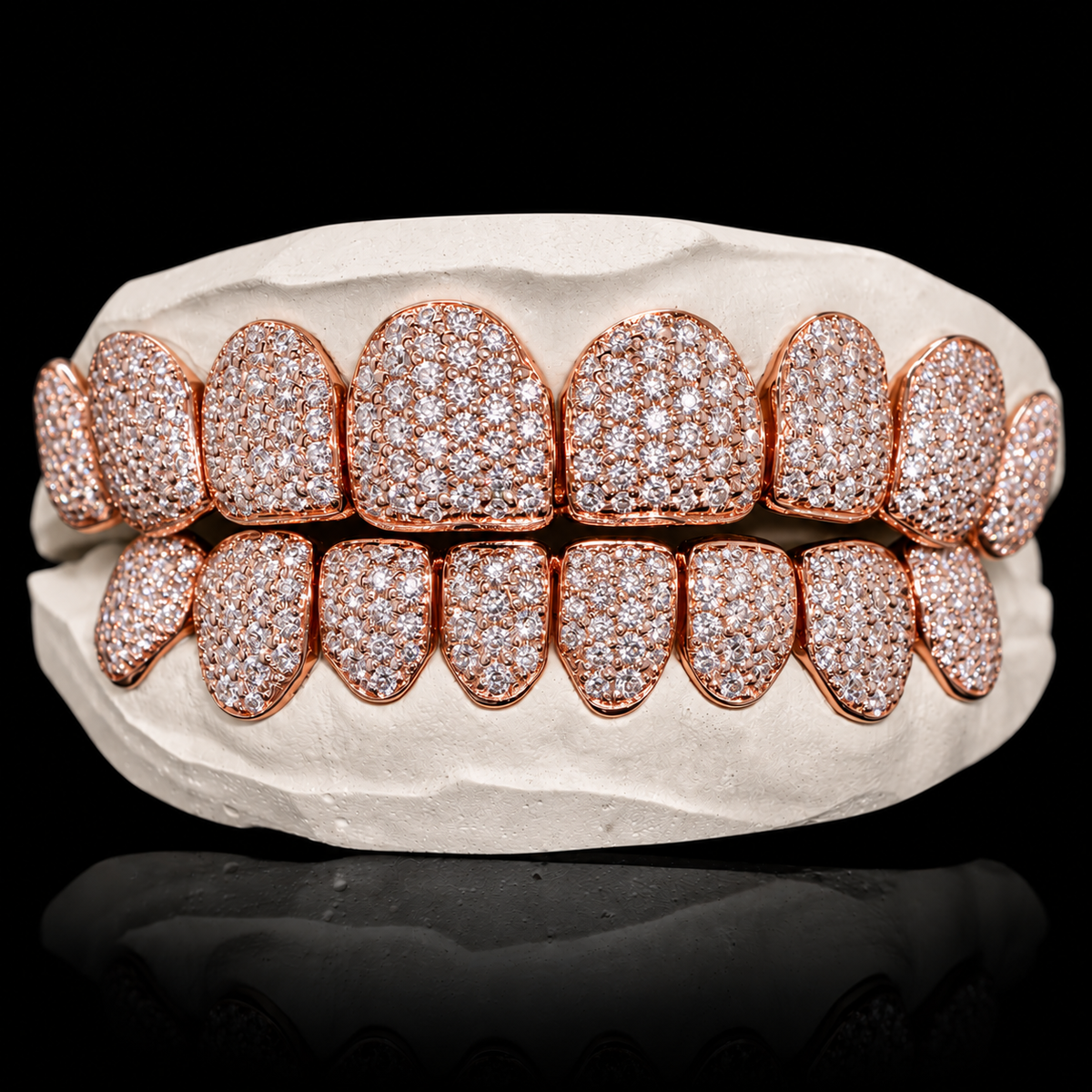 Iced VVS Moissanite Grillz (Zig Zag Setting)