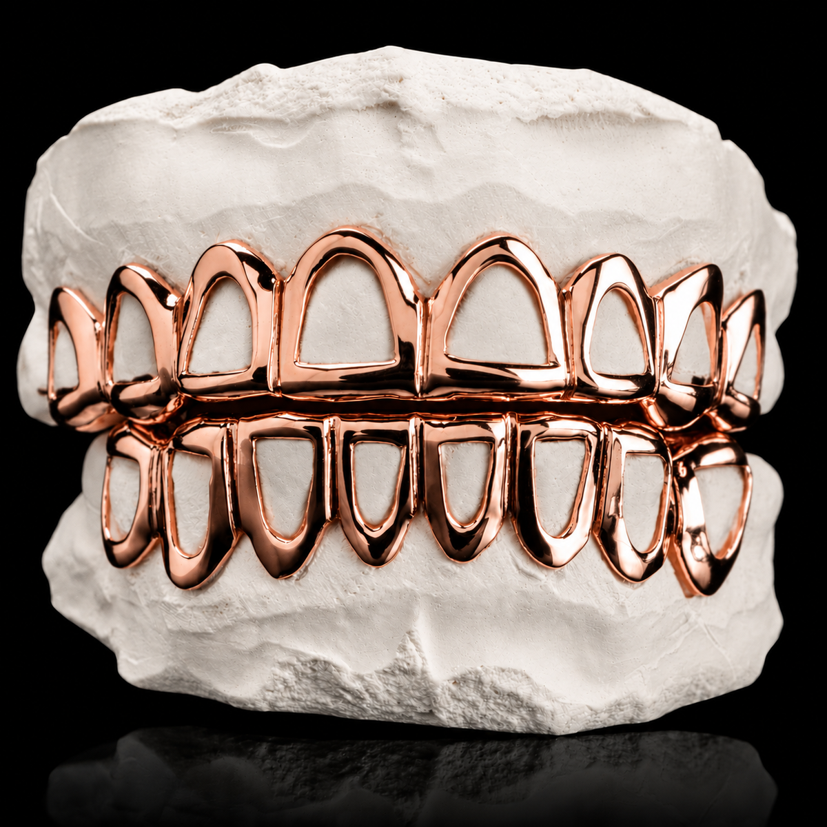 Solid Gold Open Face Grillz