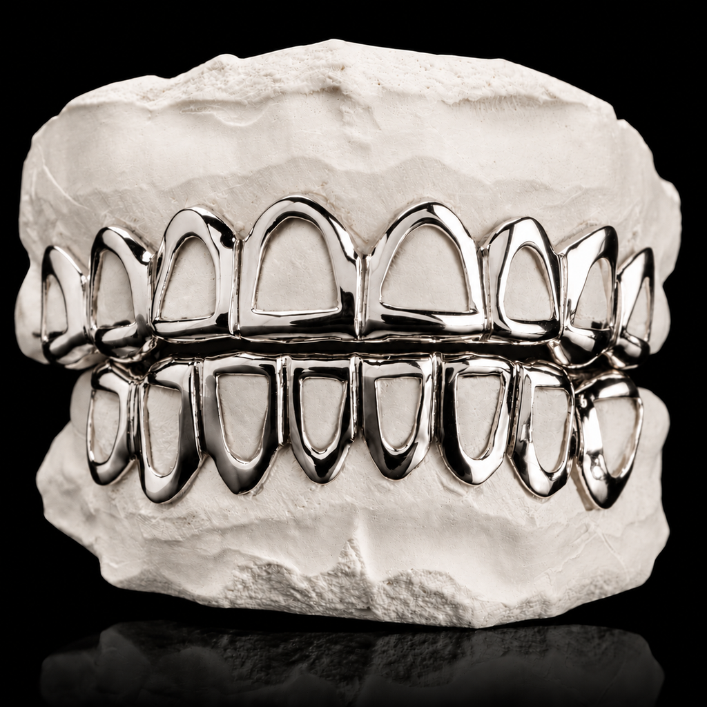 Solid Gold Open Face Grillz